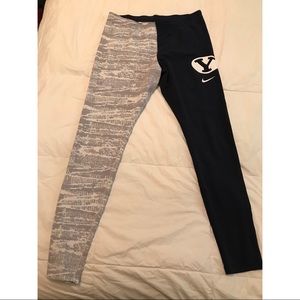 Super fun BYU Nike leggings!